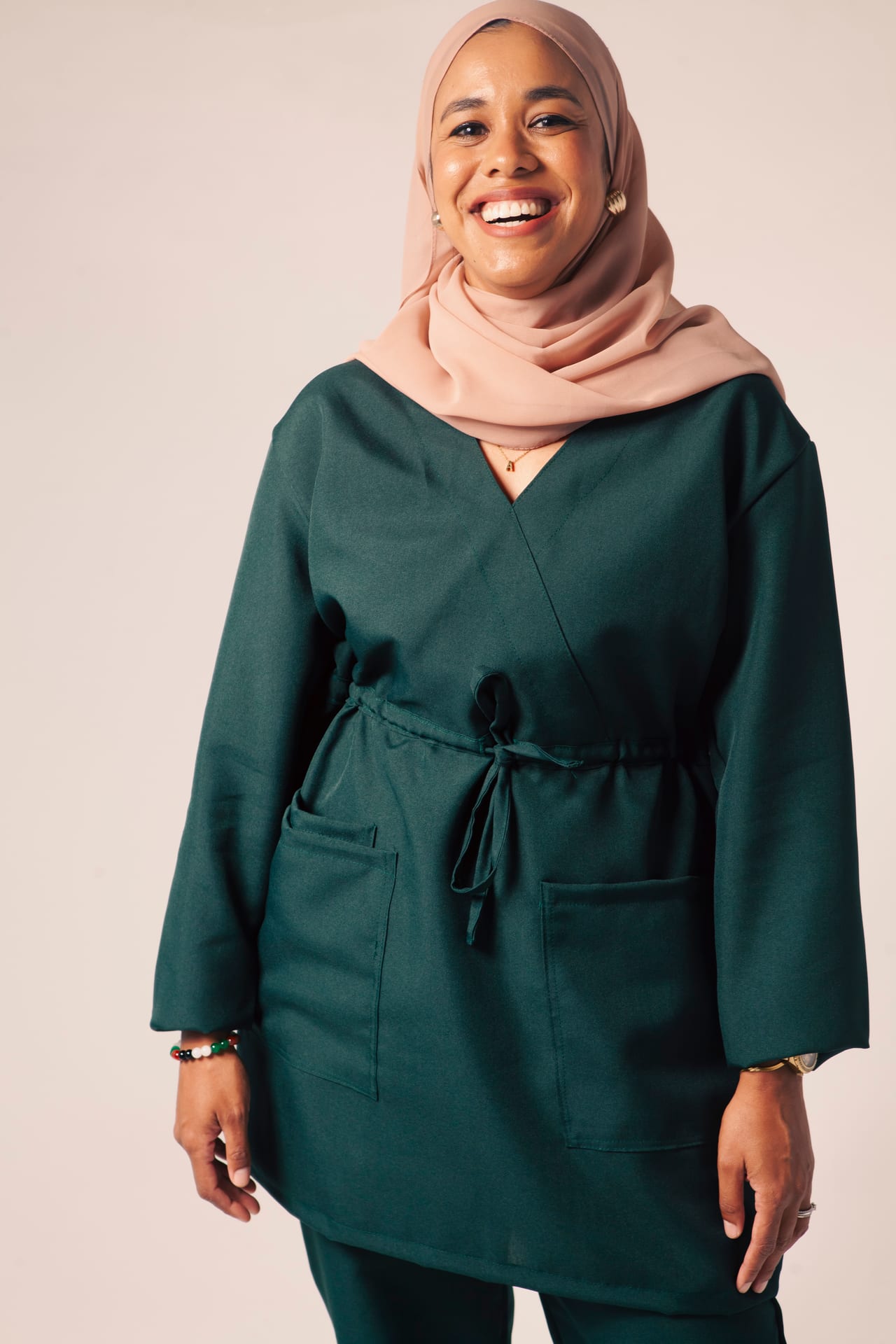 The Noor Set — Bottle Green