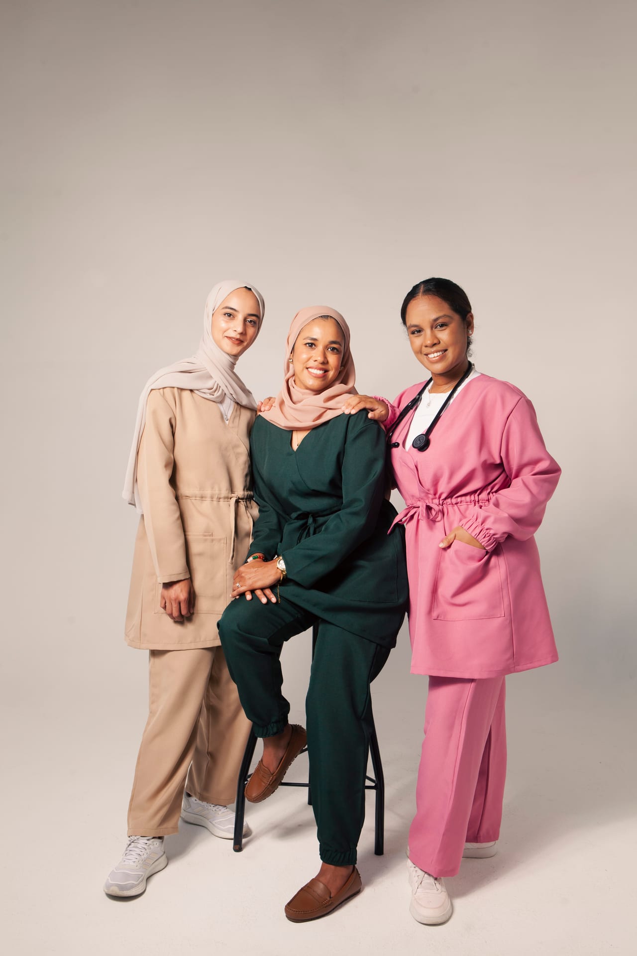 Haadia Noor Set — modest scrubs for healthcare professionals